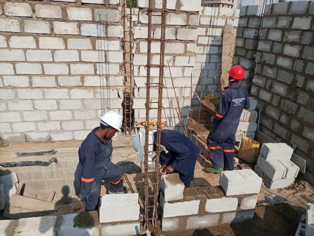 Bweyogerere vocational training centre building practicals
