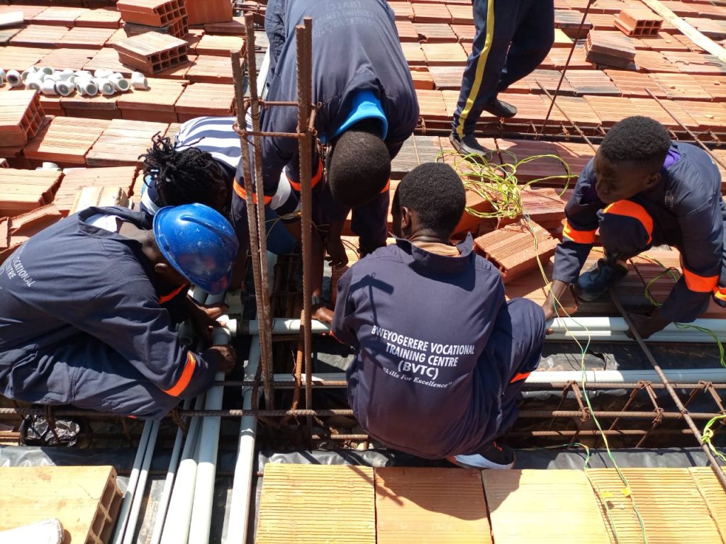 Bweyogerere vocational training centre building practicals